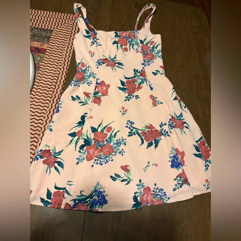 Abercrombie & Fitch Blush Floral Dress